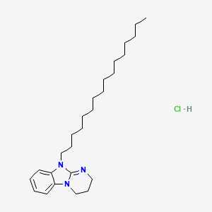 10-hexadecyl-2,3,4,10-tetrahydropyrimido[1,2-a]benzimidazole hydrochloride