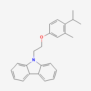 9-[2-(3-Methyl-4-propan-2-ylphenoxy)ethyl]carbazole