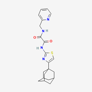 N-(4-Adamantan-1-yl-thiazol-2-yl)-N'-pyridin-2-ylmethyl-oxalamide