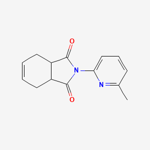 molecular formula C14H14N2O2 B5252874 2-(6-Methylpyridin-2-yl)-3a,4,7,7a-tetrahydroisoindole-1,3-dione 