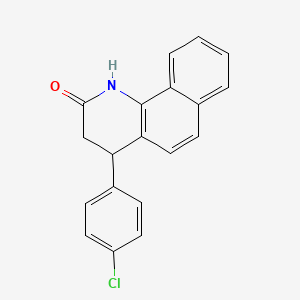 4-(4-chlorophenyl)-3,4-dihydrobenzo[h]quinolin-2(1H)-one