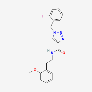 1-(2-fluorobenzyl)-N-[2-(2-methoxyphenyl)ethyl]-1H-1,2,3-triazole-4-carboxamide