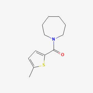 molecular formula C12H17NOS B5253047 1-AZEPANYL(5-METHYL-2-THIENYL)METHANONE 