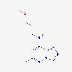 N-(3-methoxypropyl)-6-methyl[1,2,4]triazolo[4,3-b]pyridazin-8-amine