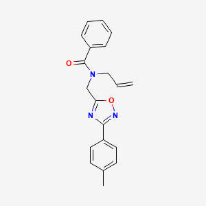 N-allyl-N-{[3-(4-methylphenyl)-1,2,4-oxadiazol-5-yl]methyl}benzamide