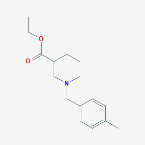 molecular formula C16H23NO2 B5253328 Ethyl 1-(4-methylbenzyl)piperidine-3-carboxylate 