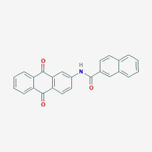 molecular formula C25H15NO3 B5253339 N-(9,10-dioxo-9,10-dihydro-2-anthracenyl)-2-naphthamide 