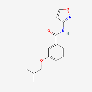 3-(2-METHYLPROPOXY)-N-(12-OXAZOL-3-YL)BENZAMIDE