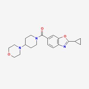 2-cyclopropyl-6-{[4-(4-morpholinyl)-1-piperidinyl]carbonyl}-1,3-benzoxazole