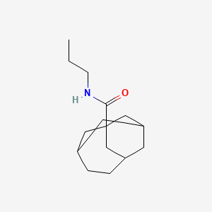 N-propyltricyclo[4.3.1.1~3,8~]undecane-1-carboxamide