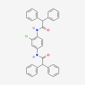 N,N'-(2-chloro-1,4-phenylene)bis(2,2-diphenylacetamide)