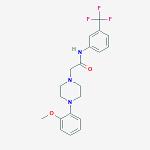 2-[4-(2-methoxyphenyl)piperazin-1-yl]-N-[3-(trifluoromethyl)phenyl]acetamide