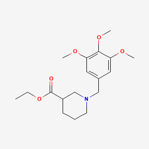 Ethyl 1-(3,4,5-trimethoxybenzyl)piperidine-3-carboxylate