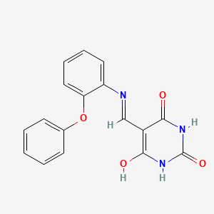 5-{[(2-phenoxyphenyl)amino]methylene}-2,4,6(1H,3H,5H)-pyrimidinetrione