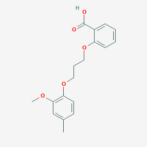 2-[3-(2-methoxy-4-methylphenoxy)propoxy]benzoic acid