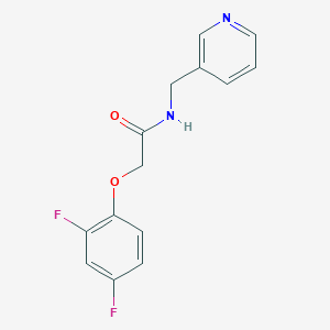 2-(2,4-difluorophenoxy)-N-(3-pyridinylmethyl)acetamide