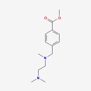 molecular formula C14H22N2O2 B5253907 methyl 4-{[[2-(dimethylamino)ethyl](methyl)amino]methyl}benzoate 