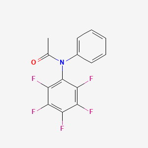 molecular formula C14H8F5NO B5253923 N-(pentafluorophenyl)-N-phenylacetamide CAS No. 1975-96-8