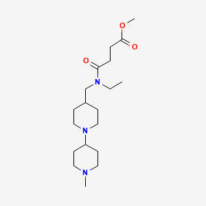 methyl 4-{ethyl[(1'-methyl-1,4'-bipiperidin-4-yl)methyl]amino}-4-oxobutanoate