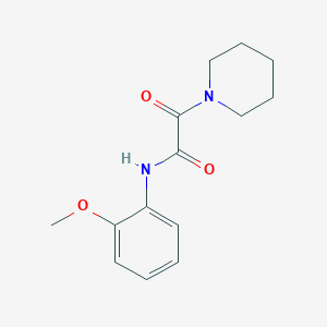 molecular formula C14H18N2O3 B5254088 N-(2-methoxyphenyl)-2-oxo-2-piperidin-1-ylacetamide 