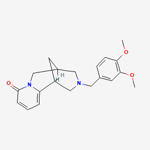 11-(3,4-dimethoxybenzyl)-7,11-diazatricyclo[7.3.1.0~2,7~]trideca-2,4-dien-6-one hydrochloride