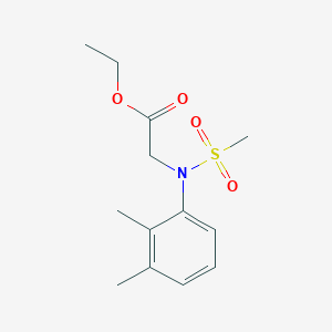 ethyl 2-(2,3-dimethyl-N-methylsulfonylanilino)acetate