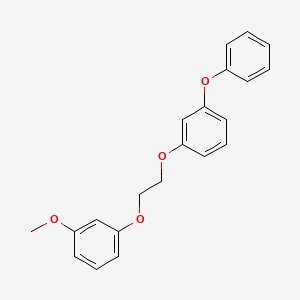 molecular formula C21H20O4 B5254257 1-methoxy-3-[2-(3-phenoxyphenoxy)ethoxy]benzene 