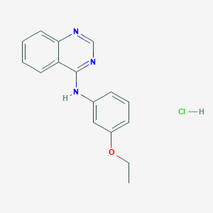 molecular formula C16H16ClN3O B5254259 N-(3-ethoxyphenyl)quinazolin-4-amine;hydrochloride 