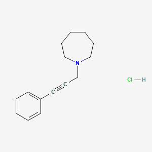 1-(3-phenyl-2-propyn-1-yl)azepane hydrochloride