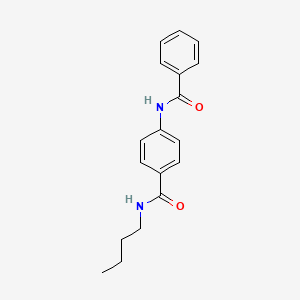 molecular formula C18H20N2O2 B5254348 4-benzamido-N-butylbenzamide 