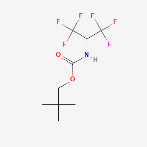 2,2-dimethylpropyl N-(1,1,1,3,3,3-hexafluoropropan-2-yl)carbamate