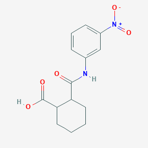 2-{[(3-nitrophenyl)amino]carbonyl}cyclohexanecarboxylic acid