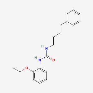 molecular formula C19H24N2O2 B5254511 N-(2-ethoxyphenyl)-N'-(4-phenylbutyl)urea 