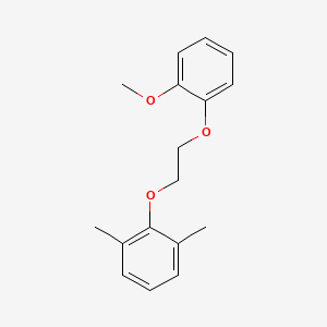 molecular formula C17H20O3 B5254710 2-[2-(2-methoxyphenoxy)ethoxy]-1,3-dimethylbenzene 