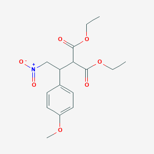 Diethyl 2-[1-(4-methoxyphenyl)-2-nitroethyl]propanedioate