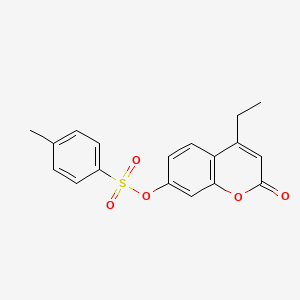 4-ETHYL-2-OXO-2H-CHROMEN-7-YL 4-METHYL-1-BENZENESULFONATE