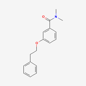 molecular formula C17H19NO2 B5254791 N,N-dimethyl-3-(2-phenylethoxy)benzamide 