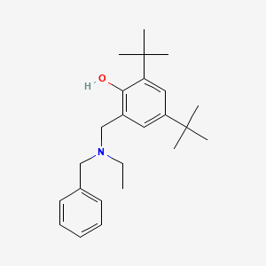 2-{[benzyl(ethyl)amino]methyl}-4,6-di-tert-butylphenol