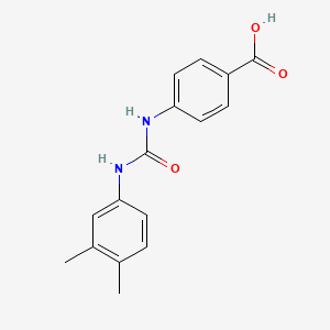 4-{[(3,4-DIMETHYLANILINO)CARBONYL]AMINO}BENZOIC ACID