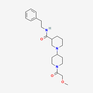 1'-(methoxyacetyl)-N-(2-phenylethyl)-1,4'-bipiperidine-3-carboxamide