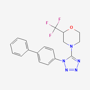 4-(1-biphenyl-4-yl-1H-tetrazol-5-yl)-2-(trifluoromethyl)morpholine