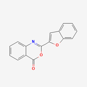 2-(1-benzofuran-2-yl)-4H-3,1-benzoxazin-4-one