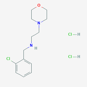 N-[(2-chlorophenyl)methyl]-2-morpholin-4-ylethanamine;dihydrochloride