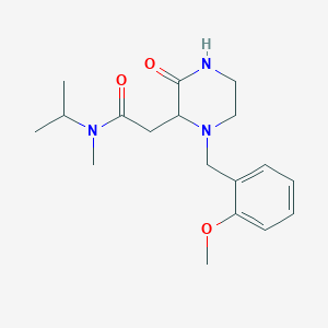 N-isopropyl-2-[1-(2-methoxybenzyl)-3-oxo-2-piperazinyl]-N-methylacetamide