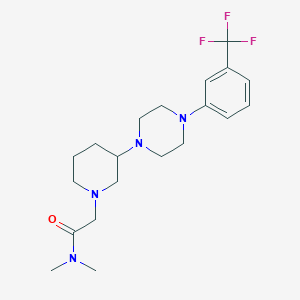 N,N-dimethyl-2-(3-{4-[3-(trifluoromethyl)phenyl]-1-piperazinyl}-1-piperidinyl)acetamide dihydrochloride