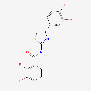 N-[4-(3,4-difluorophenyl)-1,3-thiazol-2-yl]-2,3-difluorobenzamide