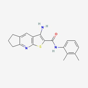 3-amino-N-(2,3-dimethylphenyl)-6,7-dihydro-5H-cyclopenta[b]thieno[3,2-e]pyridine-2-carboxamide