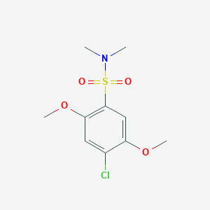 [(4-Chloro-2,5-dimethoxyphenyl)sulfonyl]dimethylamine