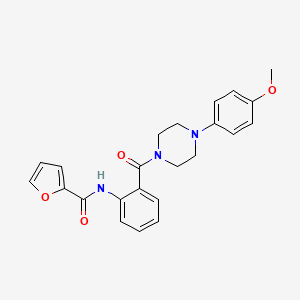 N~2~-(2-{[4-(4-METHOXYPHENYL)PIPERAZINO]CARBONYL}PHENYL)-2-FURAMIDE