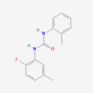 molecular formula C15H15FN2O B5255875 1-(2-Fluoro-5-methylphenyl)-3-(2-methylphenyl)urea 